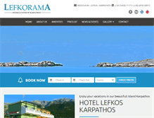 Tablet Screenshot of lefkorama.gr